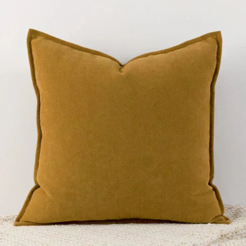 Chenille Cushion Cover — Soft, Machine Washable Decor