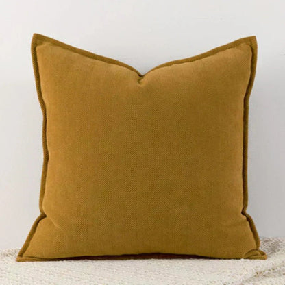 Chenille Cushion Cover — Soft, Machine Washable Decor