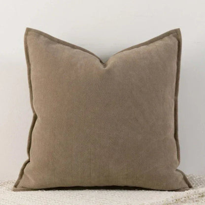 Chenille Cushion Cover — Soft, Machine Washable Decor