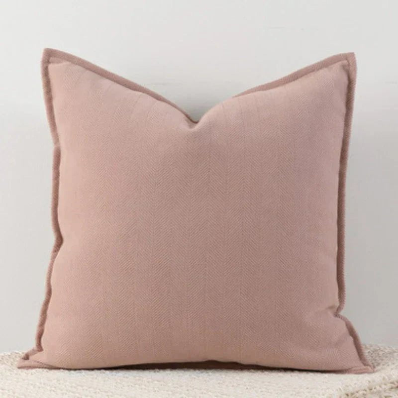 Chenille Cushion Cover — Soft, Machine Washable Decor