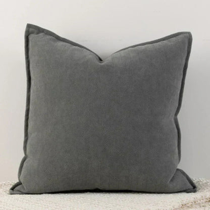 Chenille Cushion Cover — Soft, Machine Washable Decor
