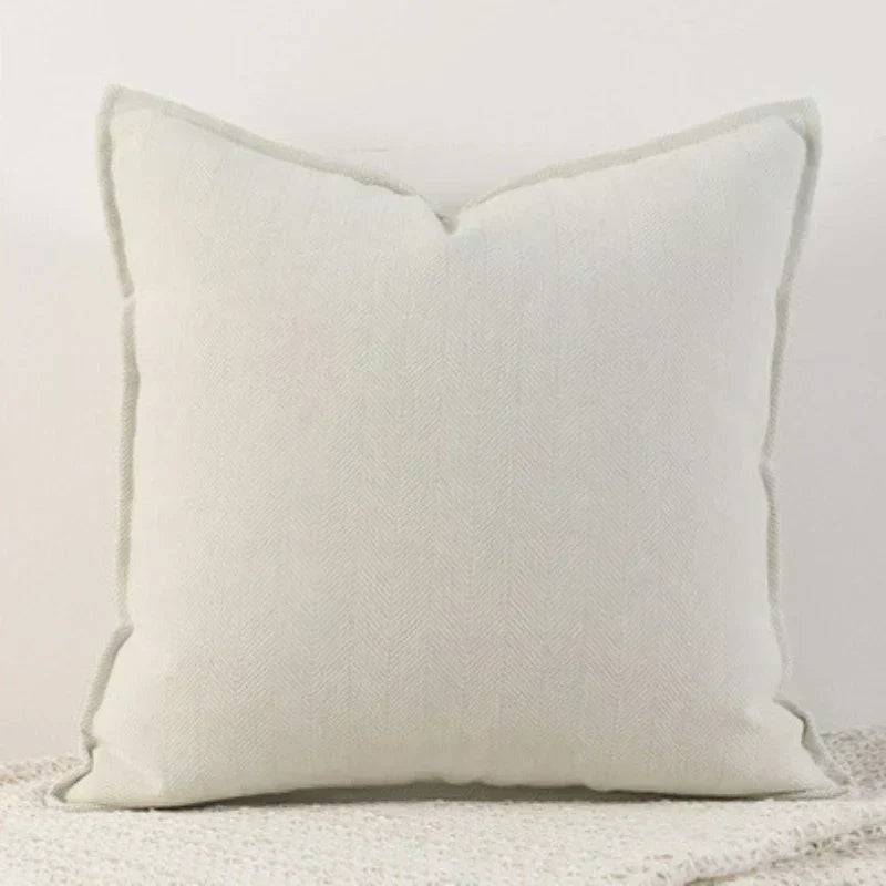 Chenille Cushion Cover — Soft, Machine Washable Decor