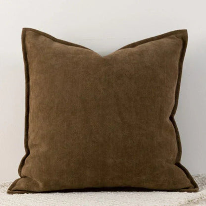 Chenille Cushion Cover — Soft, Machine Washable Decor