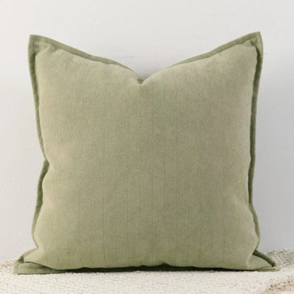 Chenille Cushion Cover — Soft, Machine Washable Decor