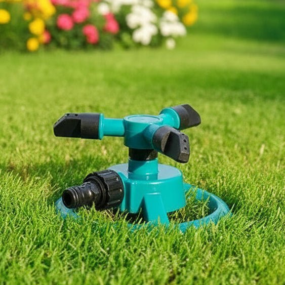 360° Rotating Sprinkler — Automatic Lawn Watering