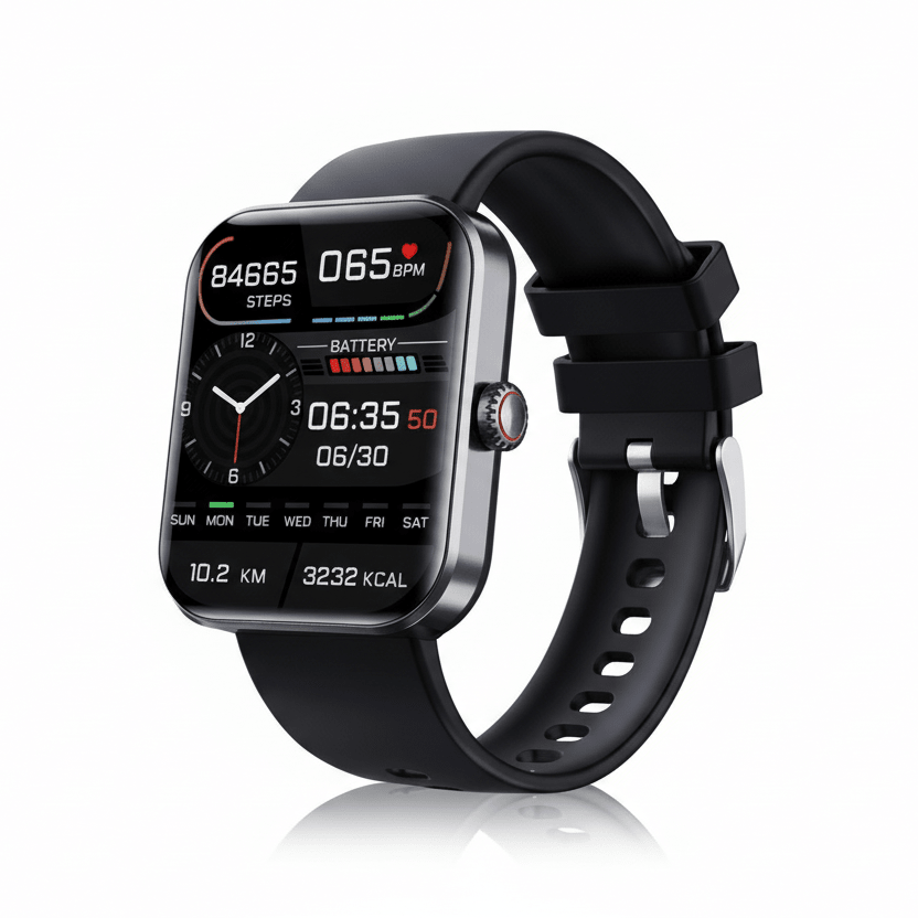 Smart Health Watch — Glucose & Wellness Monitoring
