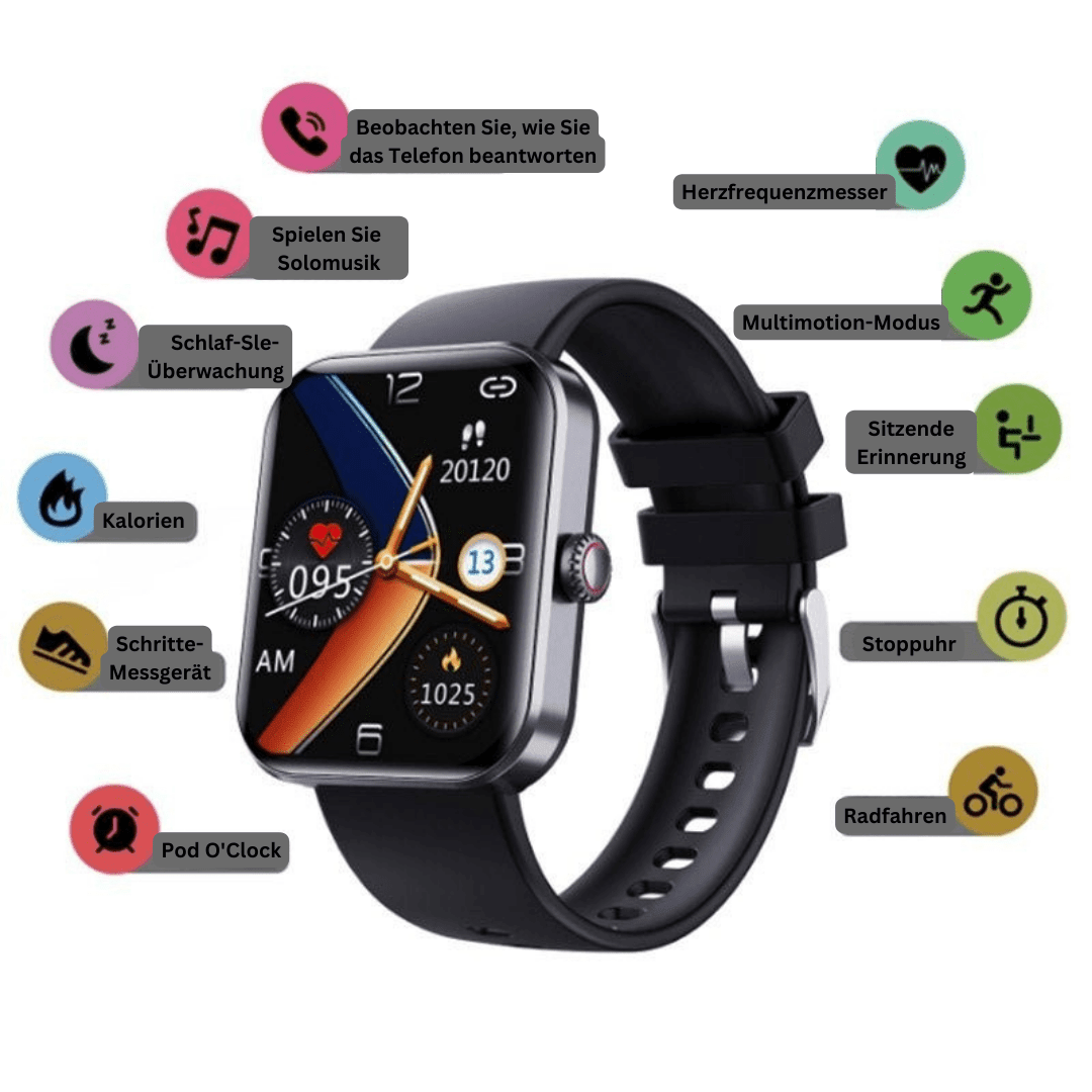 Smart Health Watch — Glucose & Wellness Monitoring