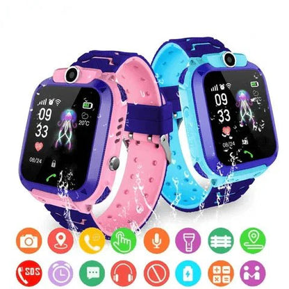Kids GPS Smartwatch — Waterproof with SOS & School Mode