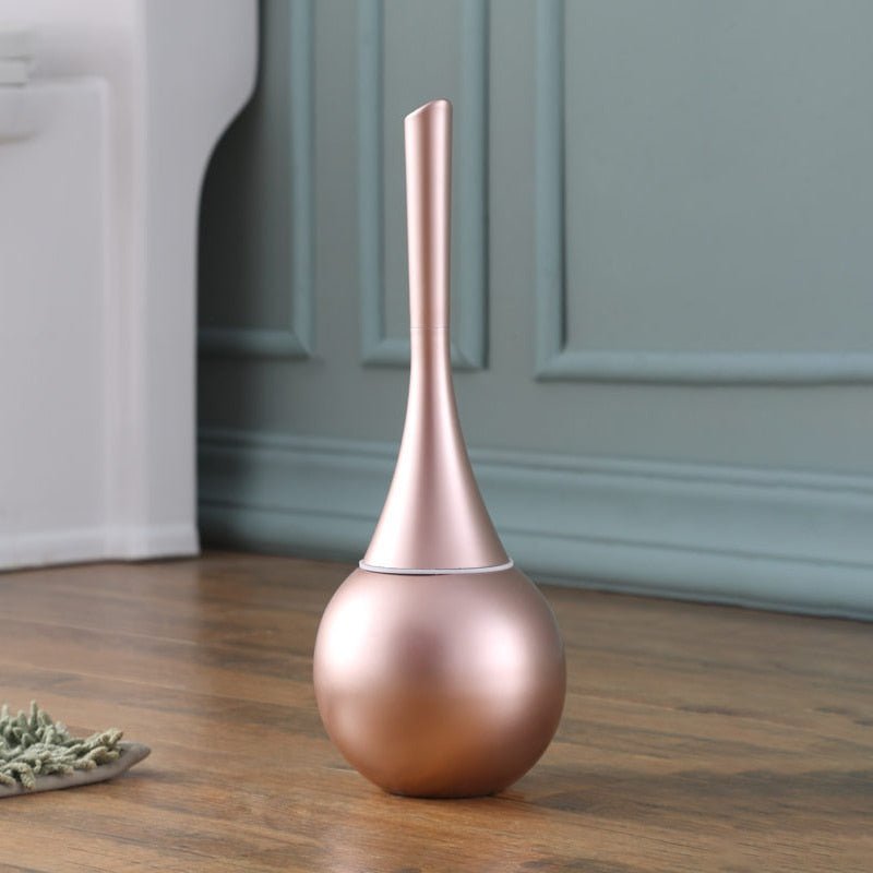 Elegant Toilet Brush With Space-Saving Base