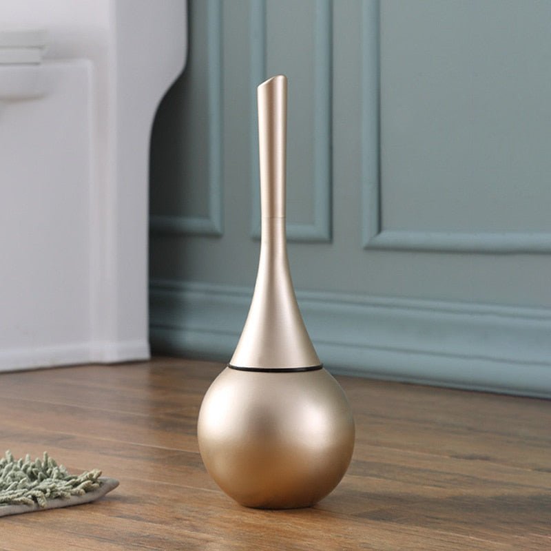 Elegant Toilet Brush With Space-Saving Base