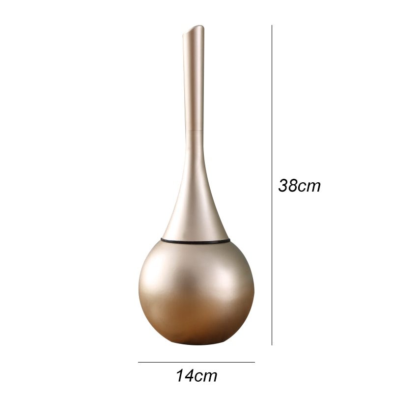 Elegant Toilet Brush With Space-Saving Base