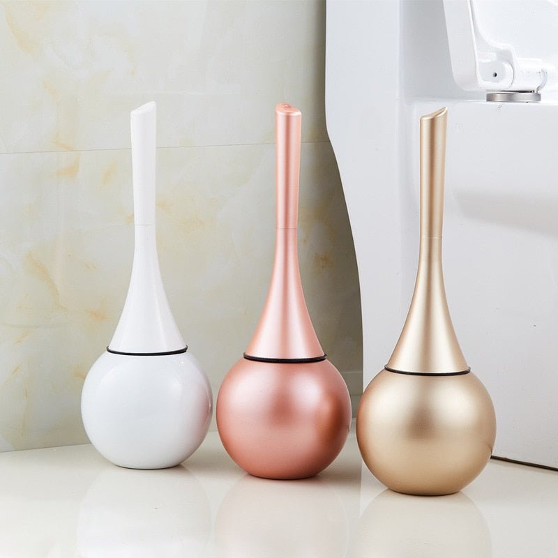 Elegant Toilet Brush With Space-Saving Base