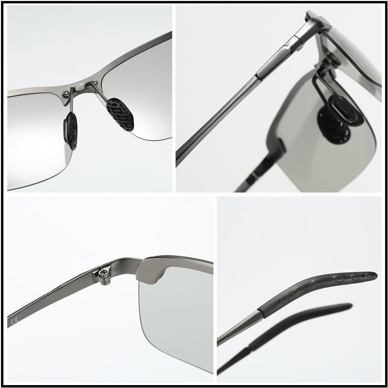 Photochromic Polarized Sunglasses — UV400 Day to Dusk