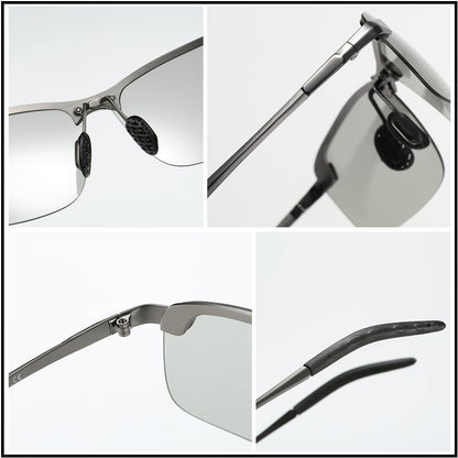 Photochromic Polarized Sunglasses — UV400 Day to Dusk