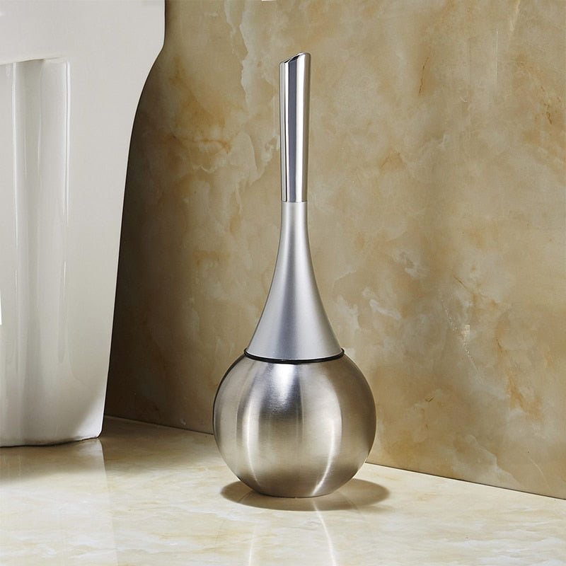 Elegant Toilet Brush With Space-Saving Base