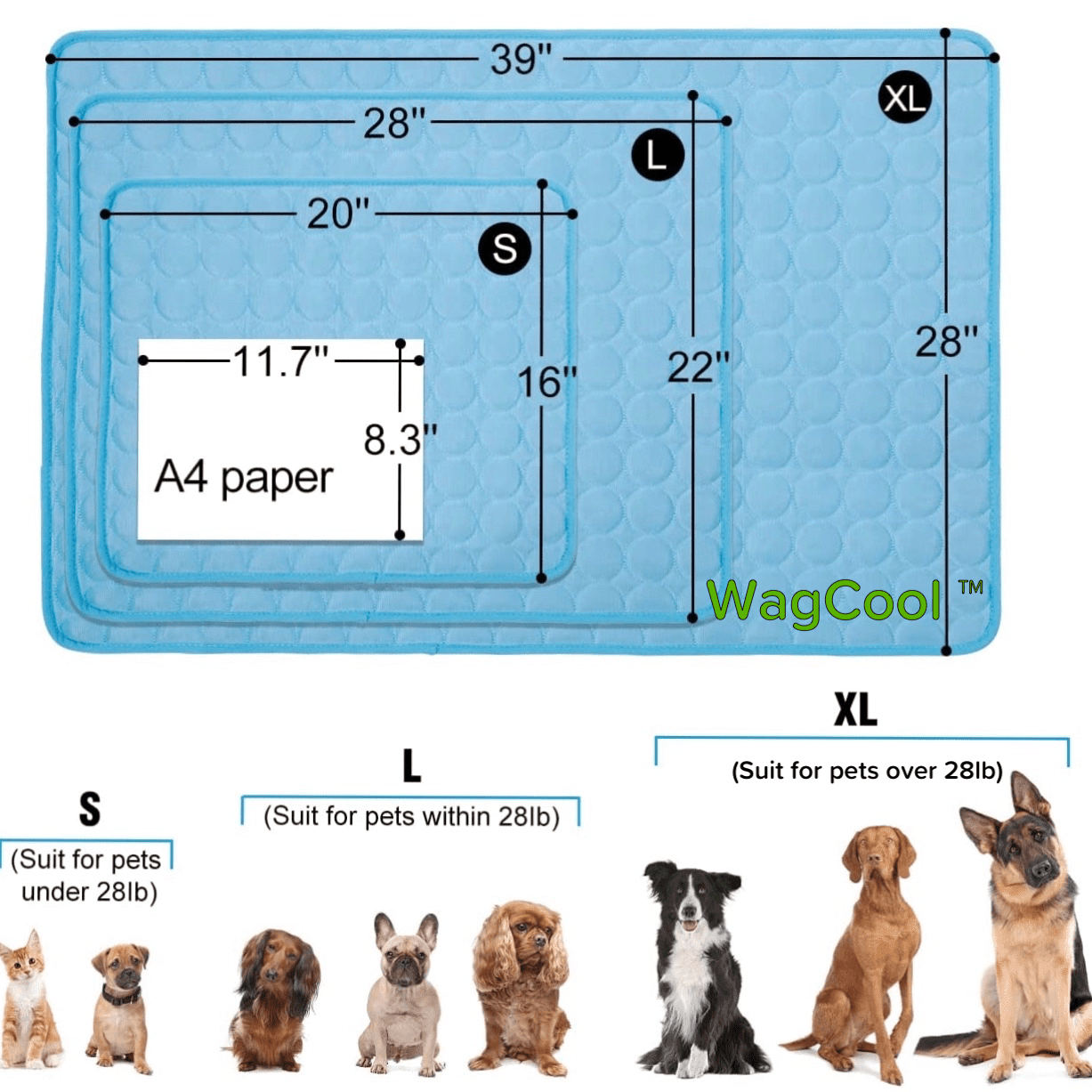 Self-Cooling Dog Mat — Instant Summer Heat Relief