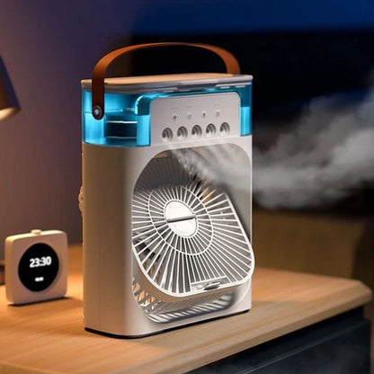 Mini Portable Air Cooler — Rechargeable with Water Tank