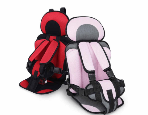 Portable Kids Car Seat with Breathable 5-Point Harness
