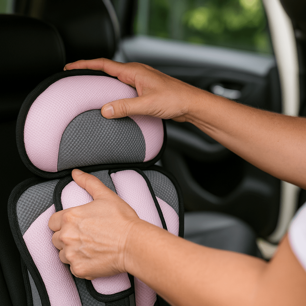 Portable Kids Car Seat with Breathable 5-Point Harness