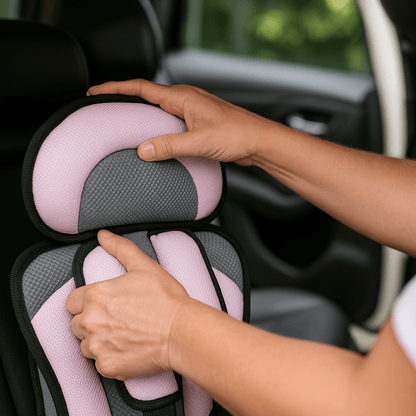 Portable Kids Car Seat with Breathable 5-Point Harness