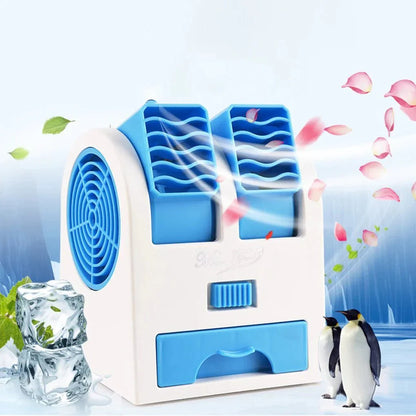 Mini USB Air Cooler — Quiet, Dual Air Outlet