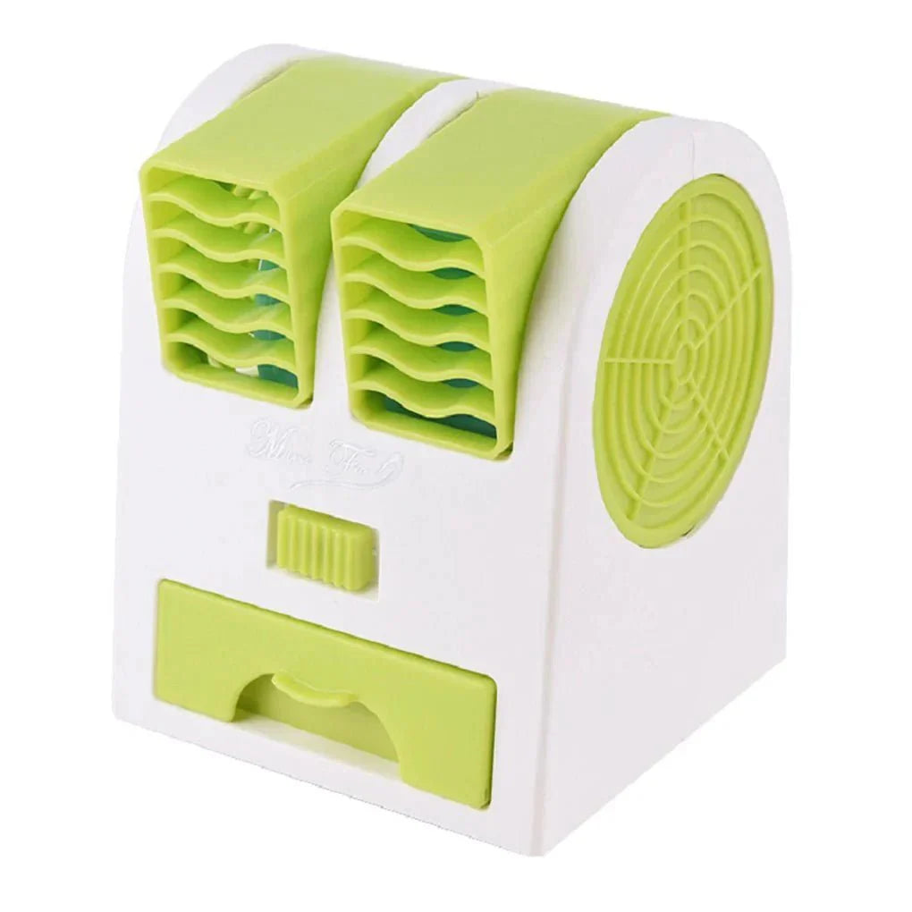 Mini USB Air Cooler — Quiet, Dual Air Outlet