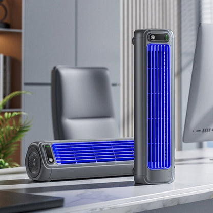 Cordless Portable Air Cooler — Rotating Airflow, USB