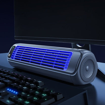 Cordless Portable Air Cooler — Rotating Airflow, USB