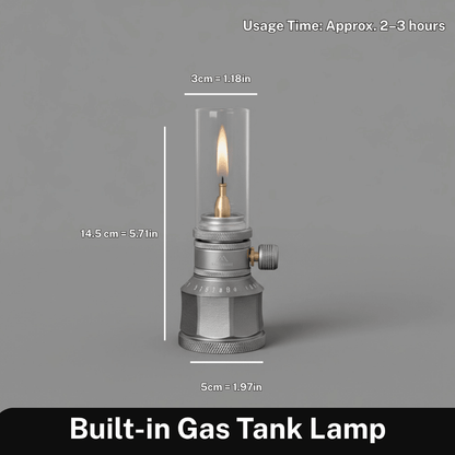 Portable Butane Camping Lamp — Warm Outdoor Light