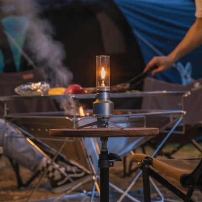 Portable Butane Camping Lamp — Warm Outdoor Light