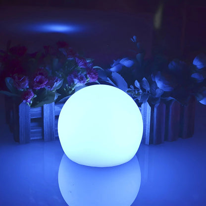Rechargeable LED Globe Lamp — Color-Changing Glow