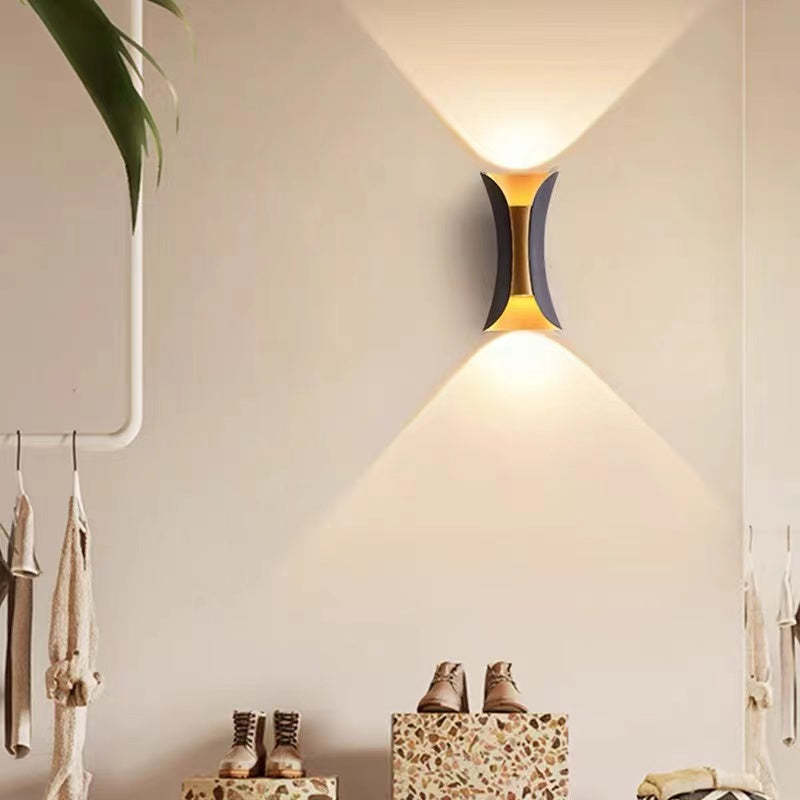 Curved LED Wall Light — IP65 Waterproof Outdoor