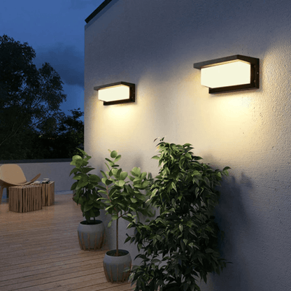 LED Outdoor Wall Lamp — Motion Sensor