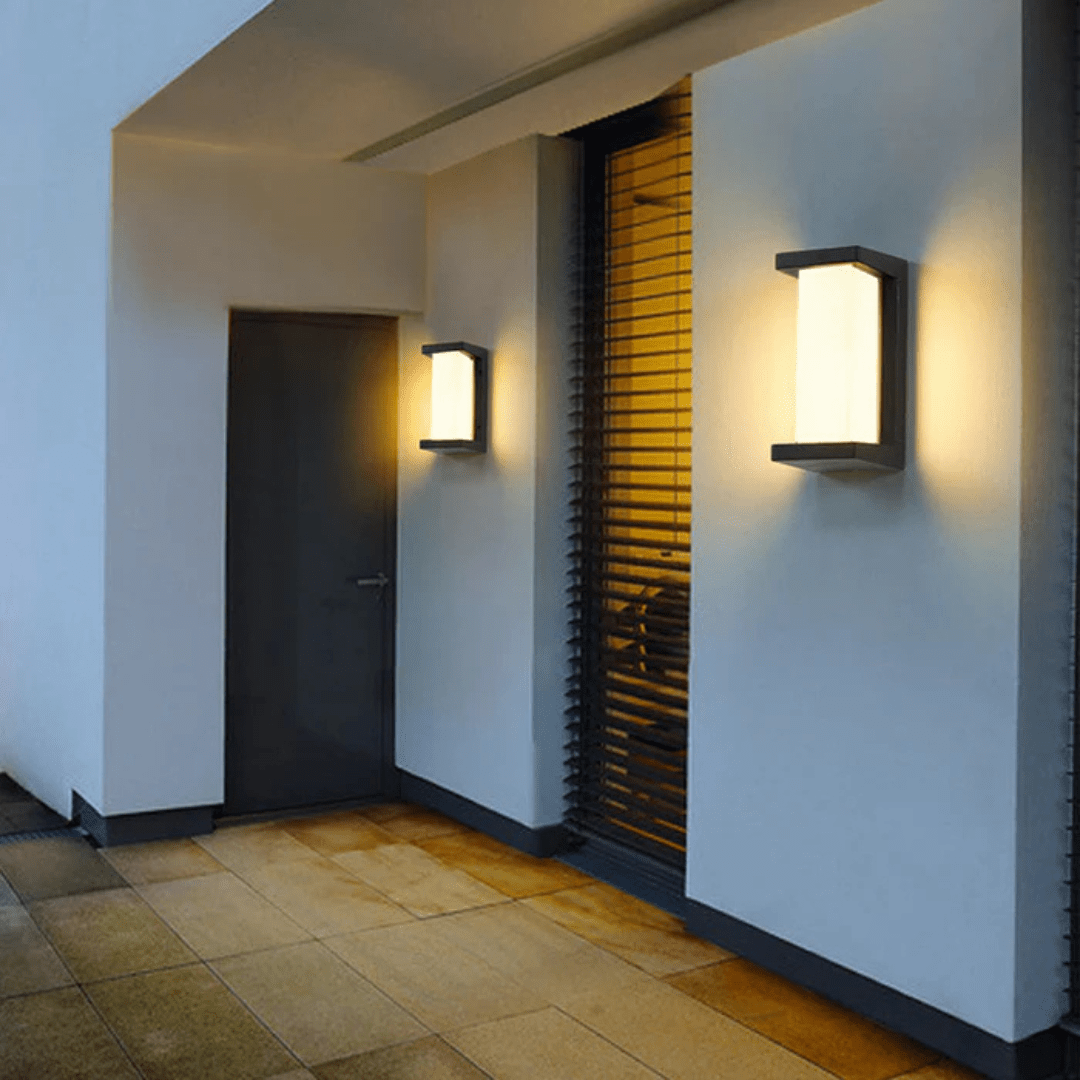 LED Outdoor Wall Lamp — Motion Sensor