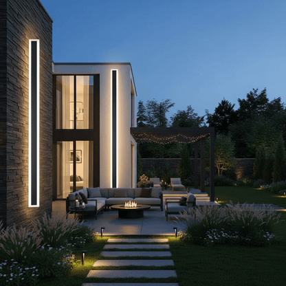 Modern Outdoor Wall Lamp — Weatherproof LED