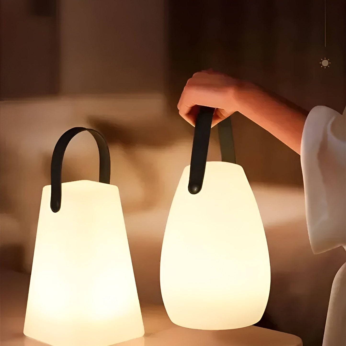 Cordless LED Table Lamp — Waterproof and Rechargeable
