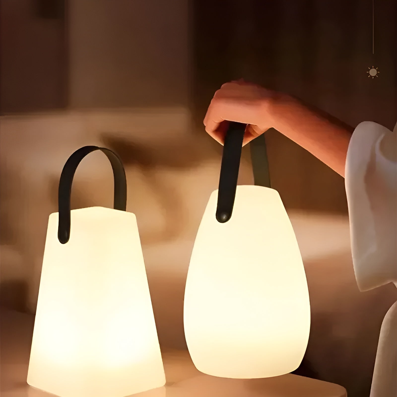 Cordless LED Table Lamp — Waterproof and Rechargeable