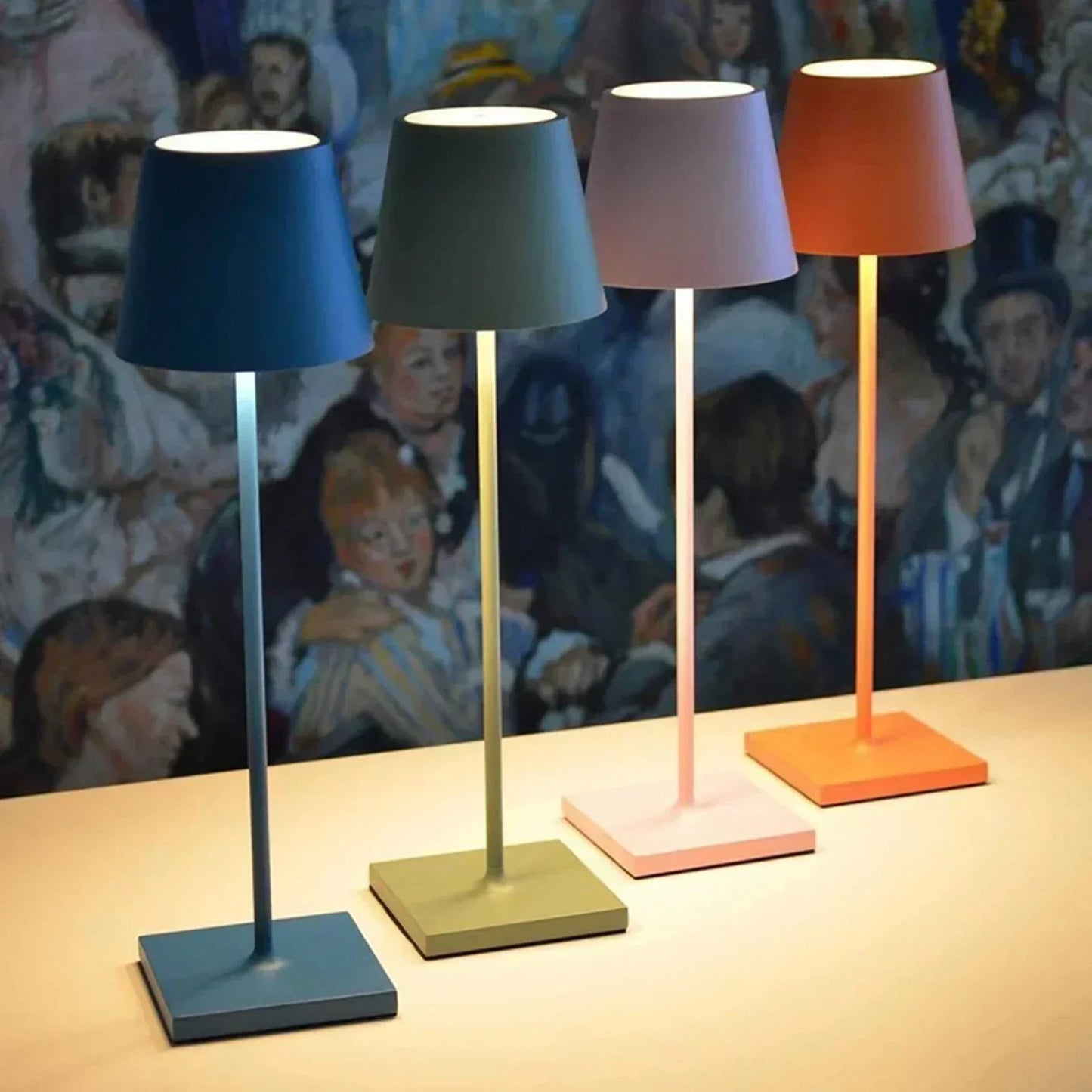 Rechargeable LED Table Lamp — Modern Touch Control