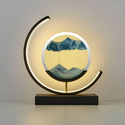 Sand Glow LED Floor Lamp — Dimmable 3 Light Tones
