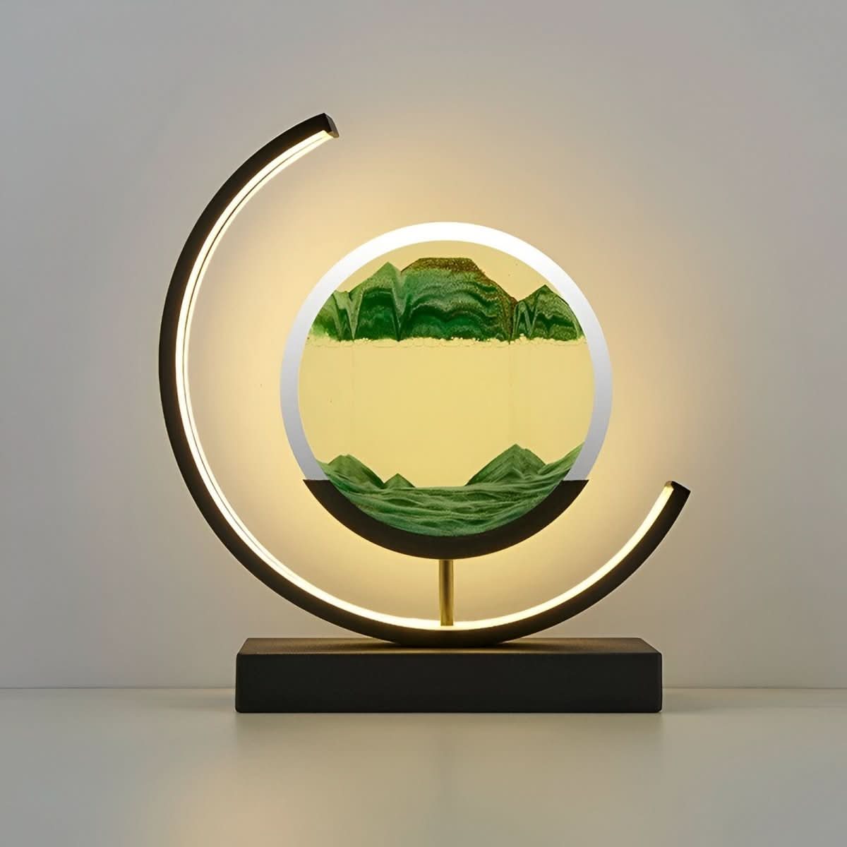 Sand Glow LED Floor Lamp — Dimmable 3 Light Tones