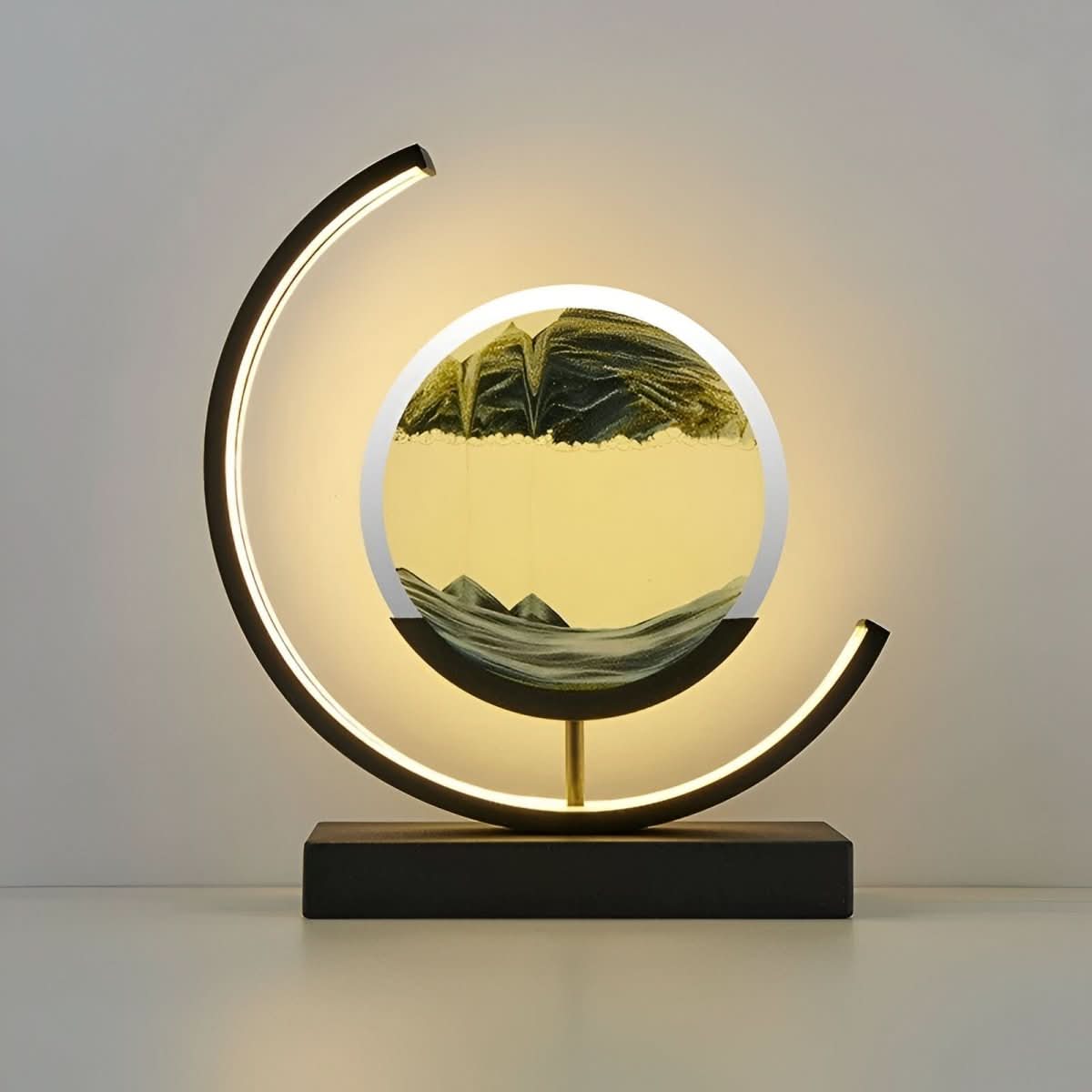 Sand Glow LED Floor Lamp — Dimmable 3 Light Tones