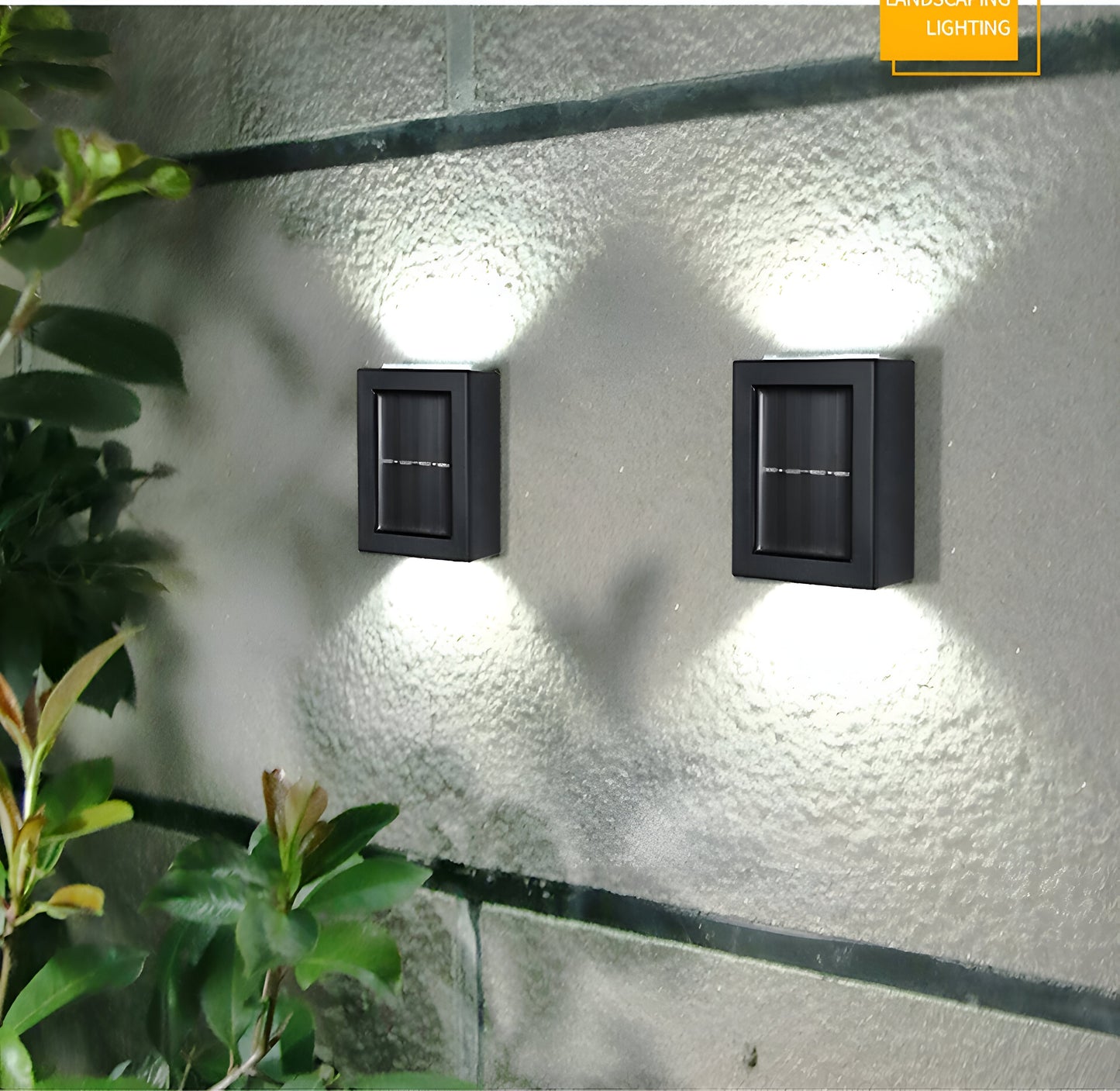 Solar Outdoor LED Wall Light — Waterproof IP65