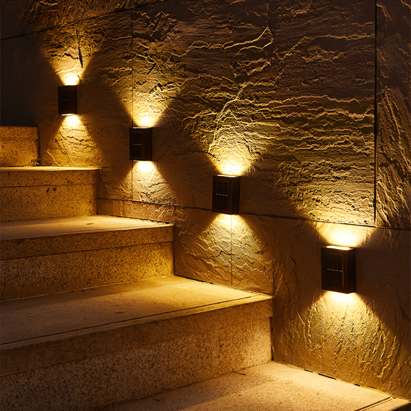 Solar Outdoor LED Wall Light — Waterproof IP65