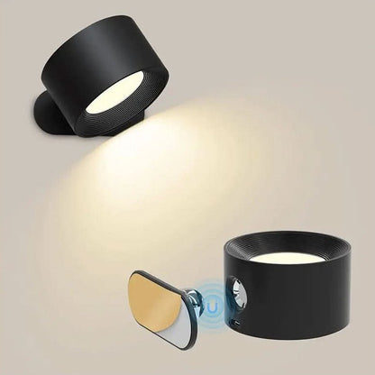 360° Cordless Wall Lamp — Rechargeable, 3 Brightness Levels