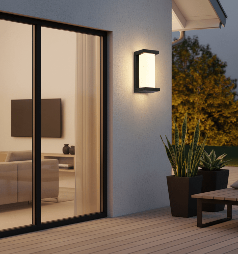 Outdoor LED Wall Lamp With Motion Sensor — Waterproof