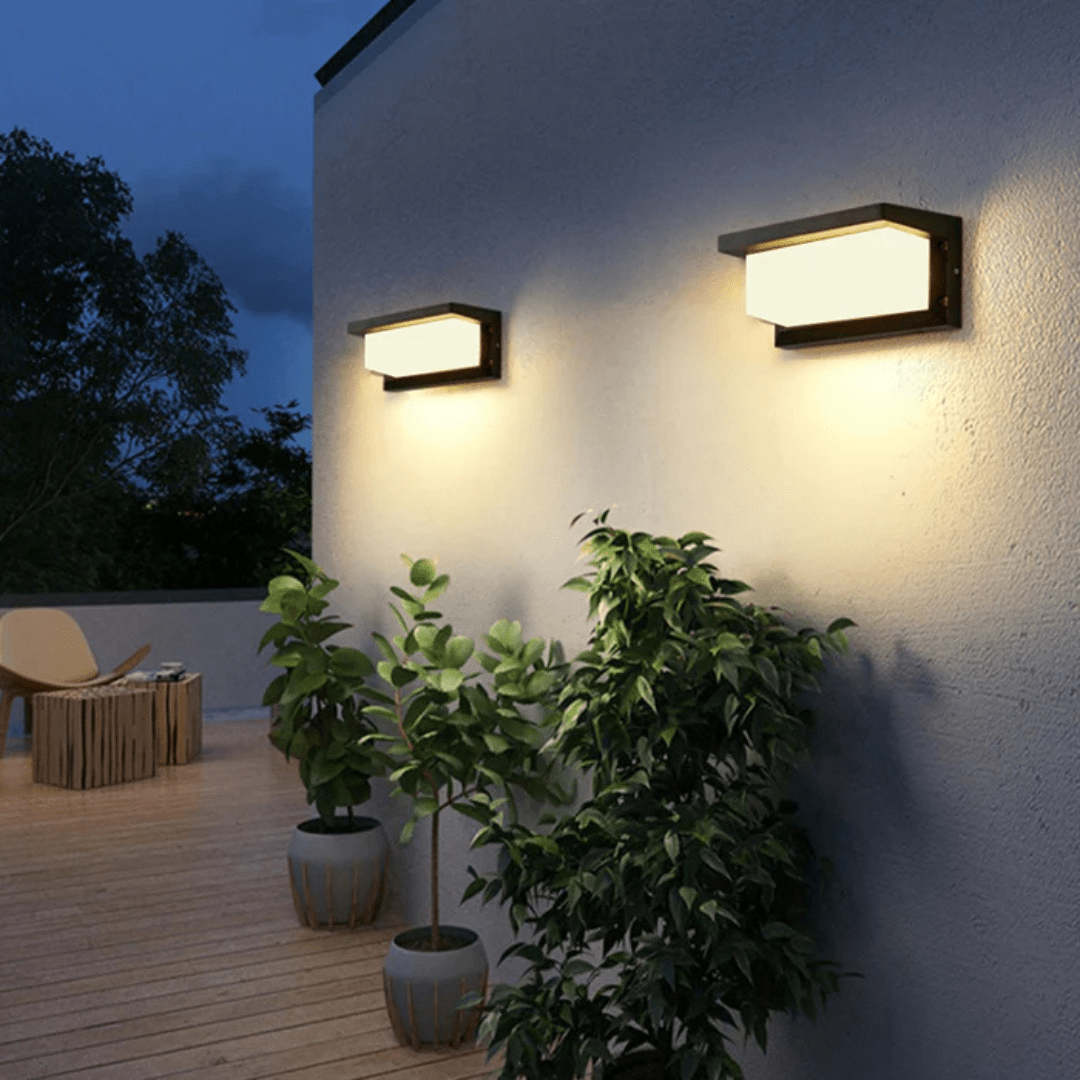 Outdoor LED Wall Lamp With Motion Sensor — Waterproof