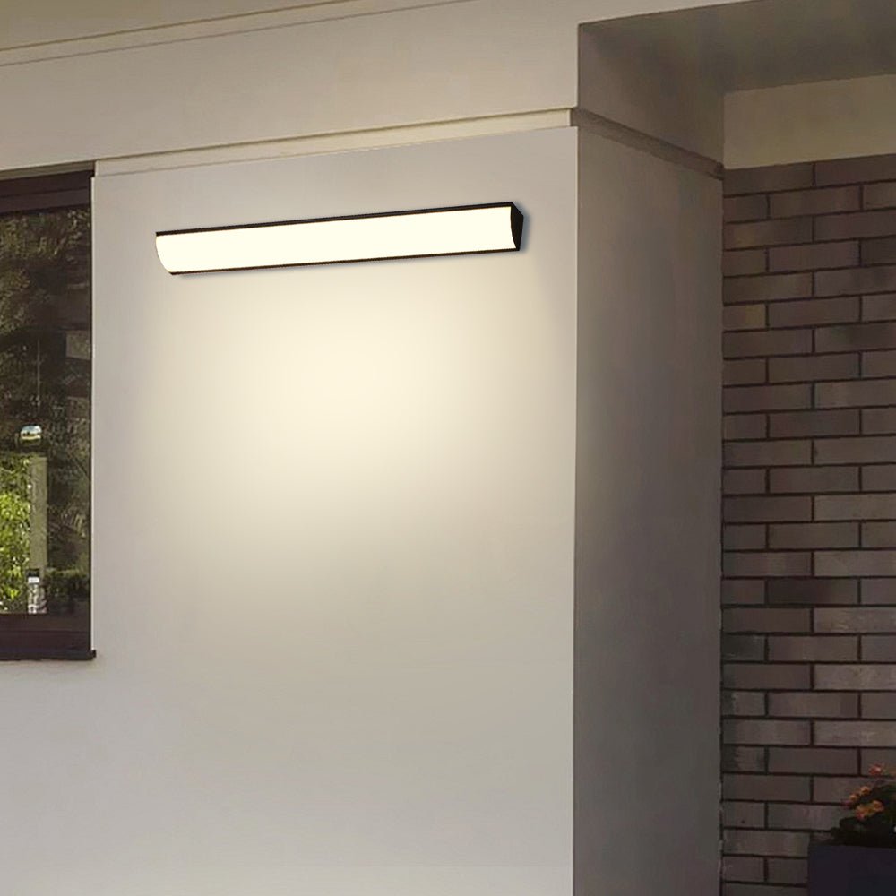 Slim LED Outdoor Wall Light — IP65 Weatherproof