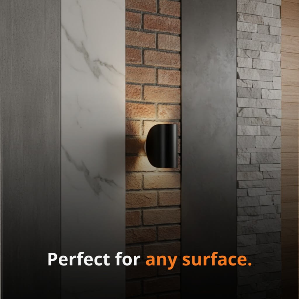 Up Down Wall Lamp — Adjustable Aluminum Light