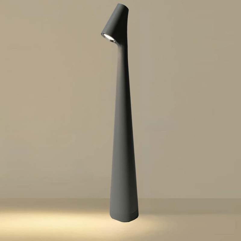 Rechargeable Metal Table Lamp — Dimmable Warm Light