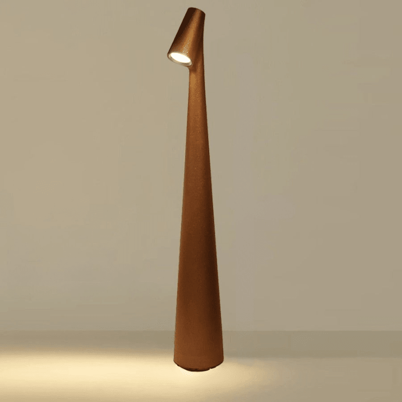 Rechargeable Metal Table Lamp — Dimmable Warm Light